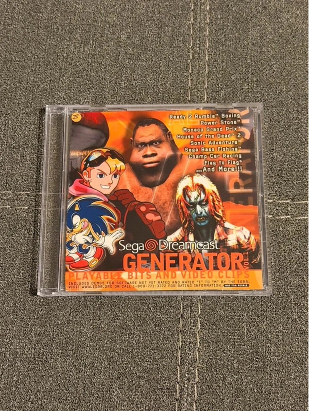 Generator Vol.1 for Sega Dreamcast